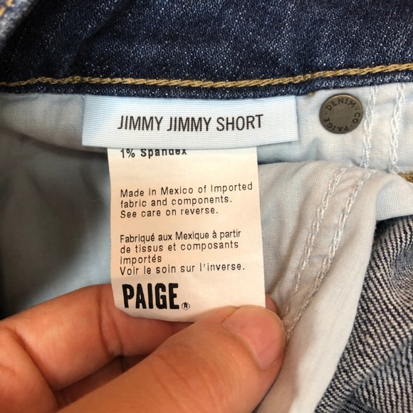 Paige Cuffed Jimmy Jimmy Shorts Size 26 - Picture 6 of 8